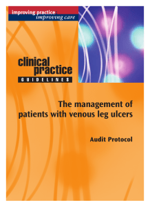 Management of patients with venous leg ulcers