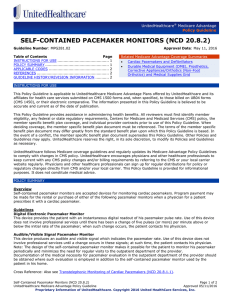 Self-Contained Pacemaker Monitors (NCD 20.8.2)