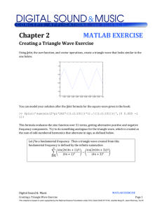 Creating a Triangle Wave Exercise