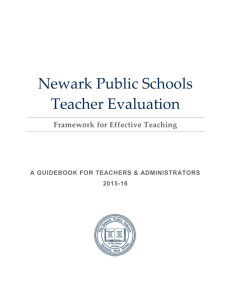 NPS Teacher Evaluation Guidebook