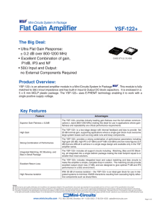 Flat Gain Amplifier