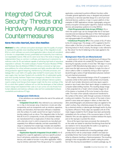Integrated Circuit Security Threats and Hardware Assurance