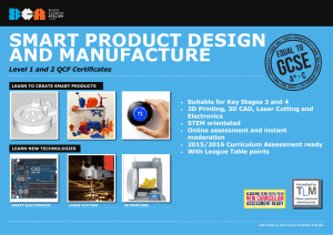 smart product design and manufacture