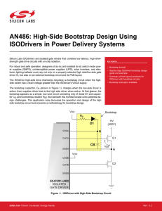 AN486: High-Side Bootstrap Design Using ISODrivers