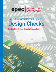 Top 10 Printed Circuit Board Design Checks