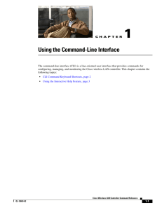 Using the Command-line Interface