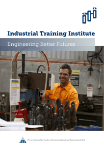 Industrial Training Institute - Chamber of Commerce and Industry of