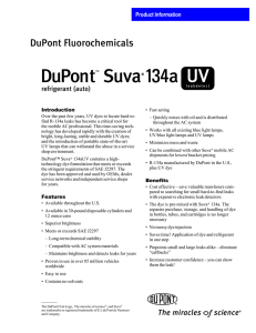 DuPont(TM) Suva(R) 134a UV leakdetect