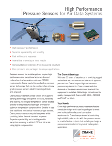 High Performance Pressure Sensors for Air Data Systems