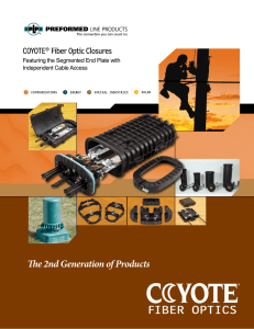 COYOTE Fiber Optic Closures Catalog - CO-CA-1004-7