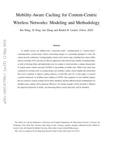 Mobility-Aware Caching for Content-Centric Wireless