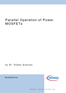 Parallel Operation of Power MOSFETs