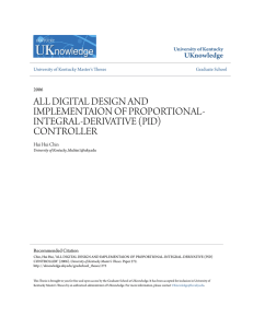 digital design and implementaion of proportional-integral