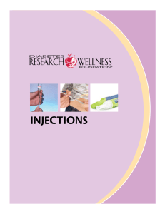 injections - Diabetes Research and Wellness Foundation