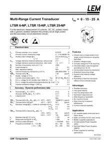 LTSR25-NP - LEM - Datasheet.Directory