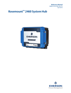 Rosemount™ 2460 System Hub - Emerson Process Management