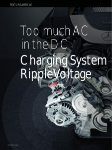 Too much AC in the DC Charging System RippleVoltage