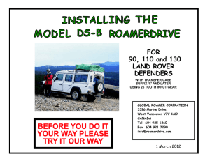 installing the model ds-b roamerdrive