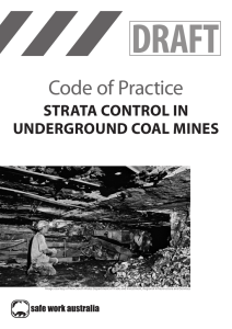 Strata Control in Underground Coal Mines