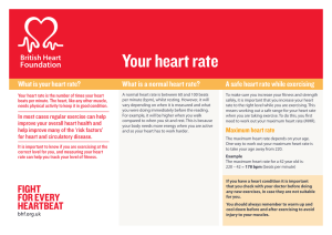 Your heart rate - British Heart Foundation