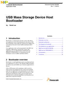 USB Mass Storage Device (MSD) Host Bootloader