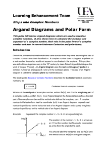 Argand diagrams and polar form