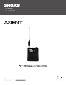 AXT100 User Guide