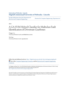 A GA-SVM Hybrid Classifier for Multiclass Fault Identification of