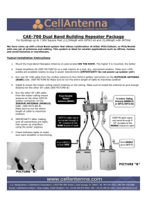 CAE-700 Dual Band Building Repeater Package