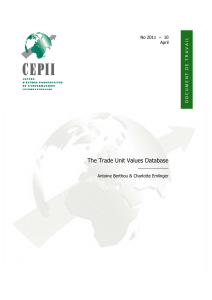 The Trade Unit Values Database