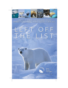 Left off the List  - David Suzuki Foundation