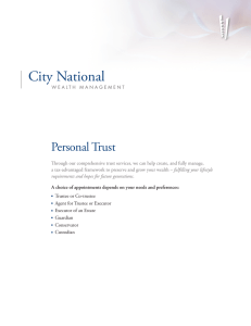 Personal-Trust - City National Bank