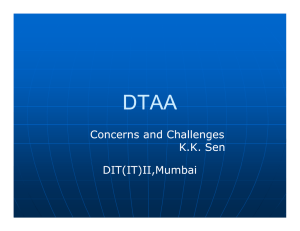 Concerns and Challenges KK Sen DIT(IT)II,Mumbai