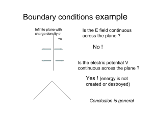 Boundary conditions example