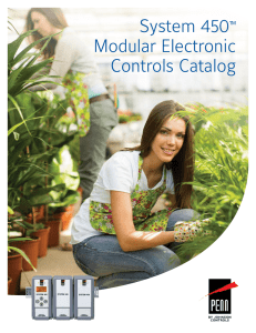 System 450™ Modular Electronic Controls Catalog