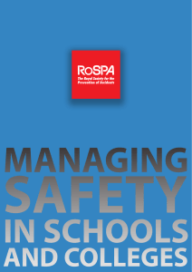 Managing Safety in Schools and Colleges