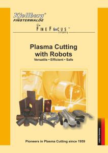 Plasma Cutting with Robots