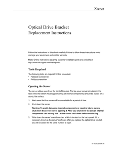 Optical Drive Bracket