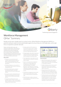 QMax Workforce Management - The Customer Technology Directory