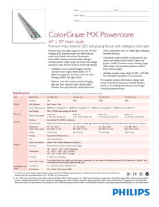 ColorGraze MX Powercore - Philips Color Kinetics
