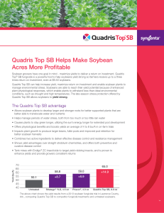 Quadris Top SB Helps Make Soybean Acres More Profitable
