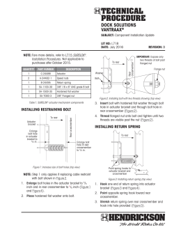 Parts List - Hendrickson