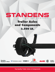 Trailer Axles and Components