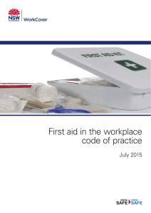 First aid in the workplace - SafeWork NSW