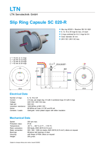 Slip Ring Capsule SC 020-R