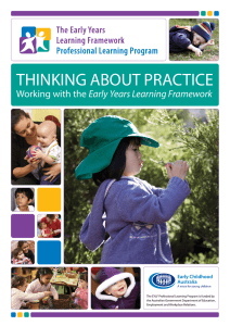 Thinking about practice - Early Childhood Australia