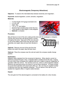 Electromagnets (Temporary Attractions)