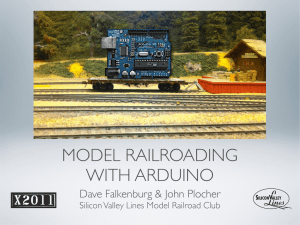 model railroading with arduino