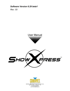 User Manual - Chauvet® DJ
