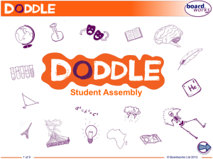 Student information on Doddle